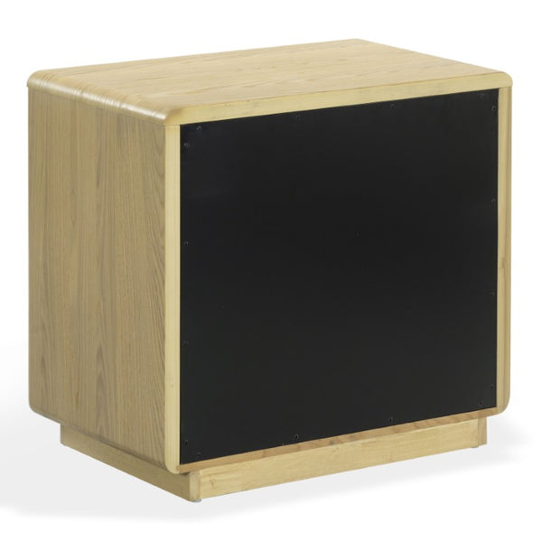 Safavieh Alanna Solid Oak Nightstand with Carved Drawer Fronts for Bohemian Bedroom Styling Oak SFV2236A