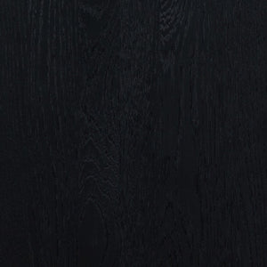 Safavieh Alanna Solid Oak Nightstand with Carved Drawer Fronts for Bohemian Bedroom Styling Black SFV2236C