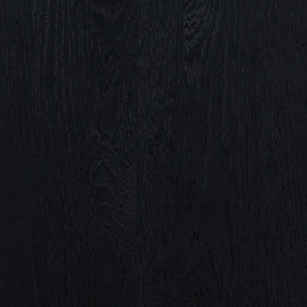 Safavieh Alanna Solid Oak Nightstand with Carved Drawer Fronts for Bohemian Bedroom Styling Black SFV2236C