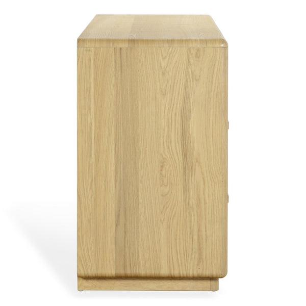 Safavieh Alanna Hand-Carved Solid Wood Six Drawer Dresser for Transitional Bedroom Storage Oak SFV2237A