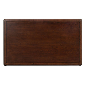Safavieh Bellabrianna Traditional Single Drawer Nightstand Rich Cherry Wood with Metal Accents Dark Cherry SFV2238A