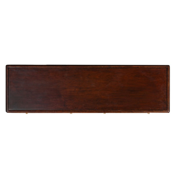 Safavieh Bellabrianna Six Drawer Wide Wood Dresser with Metal Hardware for Traditional Bedrooms Dark Cherry SFV2239A
