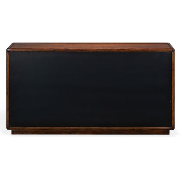 Safavieh Bellabrianna Six Drawer Wide Wood Dresser with Metal Hardware for Traditional Bedrooms Dark Cherry SFV2239A
