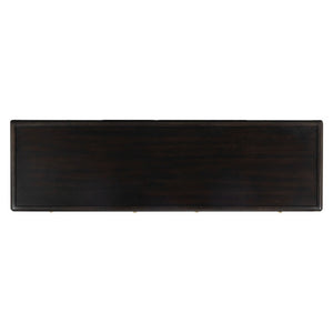 Safavieh Bellabrianna Six Drawer Wide Wood Dresser with Metal Hardware for Traditional Bedrooms Black SFV2239B