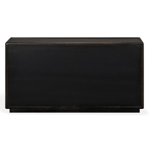 Safavieh Bellabrianna Six Drawer Wide Wood Dresser with Metal Hardware for Traditional Bedrooms Black SFV2239B
