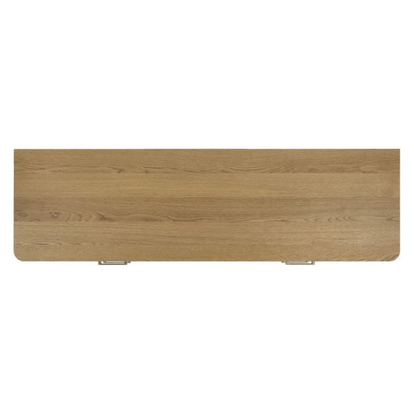 Safavieh Carmilla Six Drawer Dresser with Hammered Metal Hardware and Warm Oak Wood Finish Brown Oak SFV2242A