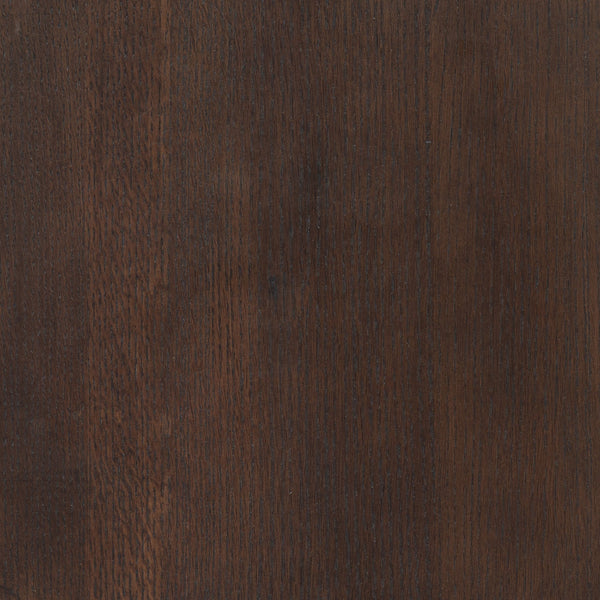 Safavieh Melissa Round 2 Drawer Solid Wood Nightstand Minimalist Bedside Storage Piece WALNUT SFV2245B