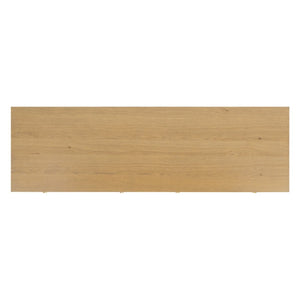 Safavieh Orion Six Drawer Wood and Metal Dresser for Modern Transitional Bedroom Storage Greige Oak SFV2247A