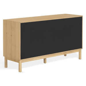 Safavieh Orion Six Drawer Wood and Metal Dresser for Modern Transitional Bedroom Storage Greige Oak SFV2247A