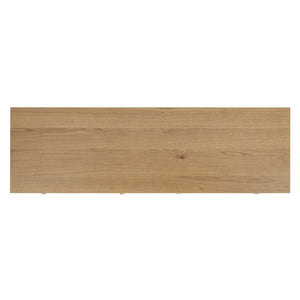Safavieh Orion Six Drawer Wood and Metal Dresser for Modern Transitional Bedroom Storage Brown Oak SFV2247B