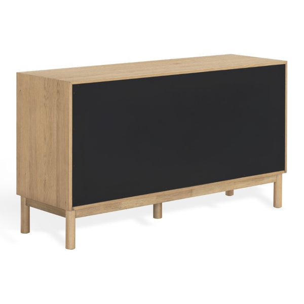 Safavieh Orion Six Drawer Wood and Metal Dresser for Modern Transitional Bedroom Storage Brown Oak SFV2247B