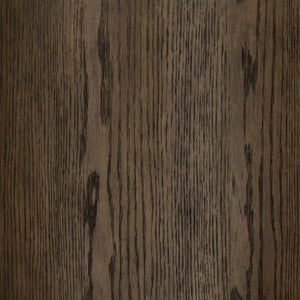 Safavieh Alysandria Round Travertine Stone Top Side Table with Warm Oak Base for Modern Interiors Dark Brown Oak SFV2252A