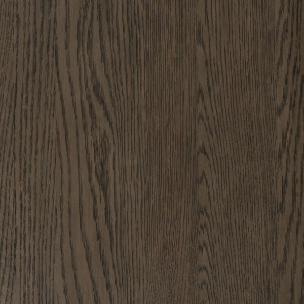 Safavieh Alysandria Natural Grain Wood Two Drawer Nightstand for Warm Transitional Bedrooms Dark Brown Oak SFV2255A