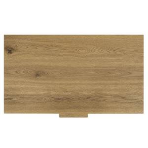 Safavieh Alysandria Natural Grain Wood Two Drawer Nightstand for Warm Transitional Bedrooms Brown Oak SFV2255B