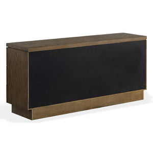 Safavieh Alysandria Six Drawer Wood Top Dresser with Rich Grain Finish for Bedroom Storage Dark Brown Oak SFV2256A