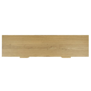 Safavieh Alysandria Six Drawer Wood Top Dresser with Rich Grain Finish for Bedroom Storage Brown Oak SFV2256B