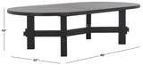 Safavieh Tabytha Elm Wood Coffee Table Black SFV2304B