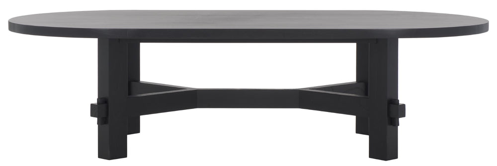 Safavieh Tabytha Elm Wood Coffee Table Black SFV2304B