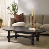 Safavieh Tabytha Elm Wood Coffee Table Black SFV2304B