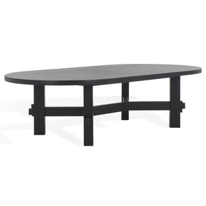 Safavieh Tabytha Elm Wood Coffee Table Black SFV2304B