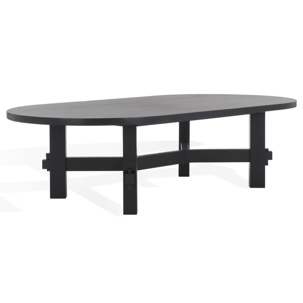 Safavieh Tabytha Elm Wood Coffee Table Black SFV2304B