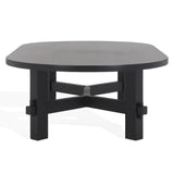 Safavieh Tabytha Elm Wood Coffee Table Black SFV2304B