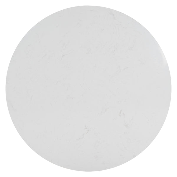 Safavieh Puck Round Marble Top Coffee Table - Two-tiered Natural Wood Base For Stylish Home Decor Display Natural ,White Wood ,Marble Sfv2305a