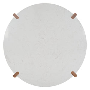 Safavieh Garcia Modern Marble Top Coffee Table – Asymmetrical Design With Elegant Wooden Legs For Your Home Natural ,White Wood ,Marble Sfv2306a