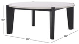 Safavieh Garcia Marble Top Coffee Table Black / White SFV2306B