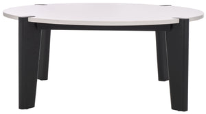 Safavieh Garcia Marble Top Coffee Table Black / White SFV2306B