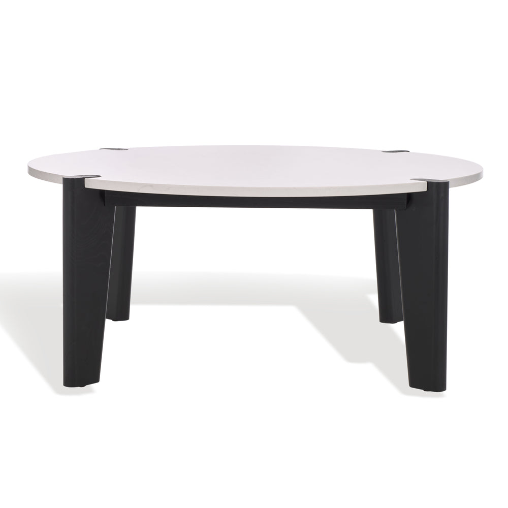 Safavieh Garcia Marble Top Coffee Table Black / White SFV2306B