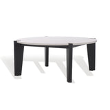 Safavieh Garcia Marble Top Coffee Table Black / White SFV2306B