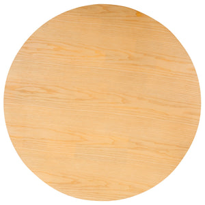 Safavieh Hayliette Round Wood Coffee Table Natural Wood SFV2309A-2BX