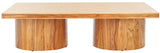 Safavieh Falynn Square Wood Coffee Table Natural Wood SFV2310A-2BX