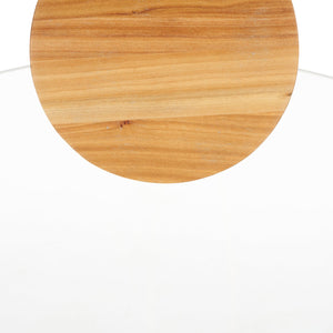 Safavieh Tasharose Wood And Glass Coffee Table - Handcrafted Natural Elm Elegance For Modern Living Rooms Natural ,Clear Wood ,Glass Sfv2315a