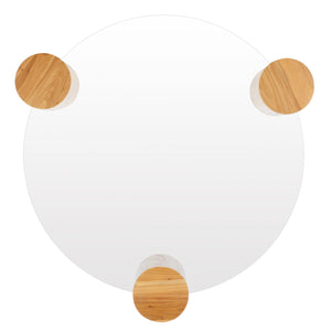 Safavieh Tasharose Wood And Glass Coffee Table - Handcrafted Natural Elm Elegance For Modern Living Rooms Natural ,Clear Wood ,Glass Sfv2315a