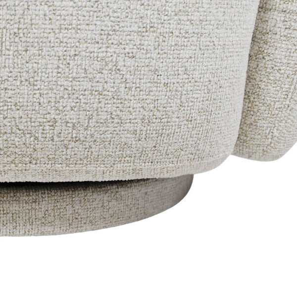 Safavieh Florentina Upholstered Swivel Accent Chair Neutral Fabric Seat for Living Spaces SFV2406C