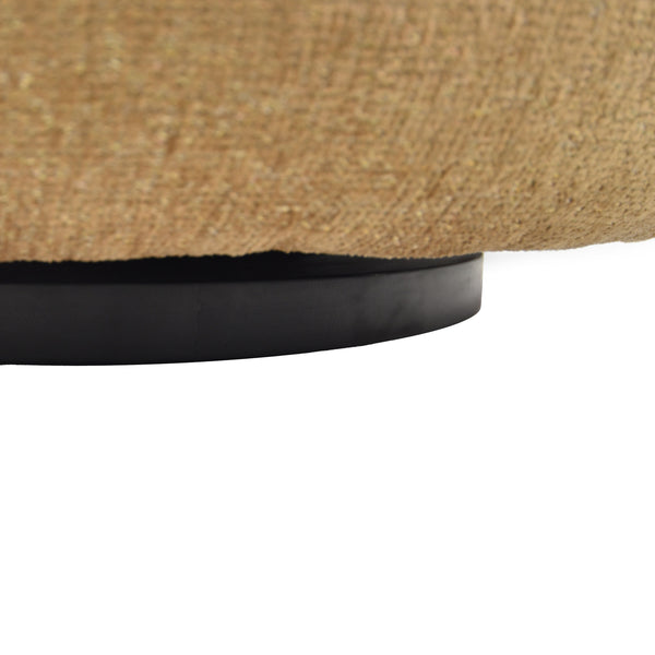 Karolie Swivel Chair With Plush Fabric And High-Density Foam, Wood & Metal Frame For Cozy Seating