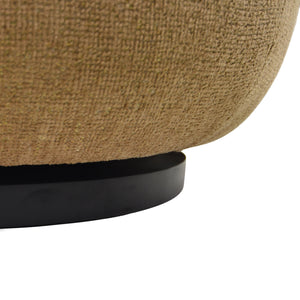 Hannalisa Swivel Chair With Wood Accents And Metal Base, Ergonomic Foam Cushioning, 360° Motion