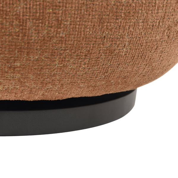 Hannalisa Swivel Chair With Wood Accents And Metal Base, Ergonomic Foam Cushioning, 360° Motion