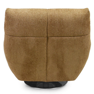 Layletta Swivel Chair With Plush Foam Upholstery, Solid Wood Frame & 360° Metal Base For Comfort And Style