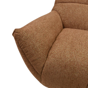 Layletta Swivel Chair With Plush Foam Upholstery, Solid Wood Frame & 360° Metal Base For Comfort And Style
