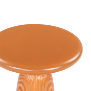 Safavieh Oskar Round Concrete Accent Table - Stylish, Durable Design For Modern Home Decor & Versatile Use Brown Cast Gfrc Concrete ,Metal Sfv2604a-2bx