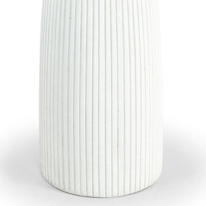 Safavieh Oskar Round Concrete Accent Table - Stylish, Durable Design For Modern Home Decor & Versatile Use Ivory Cast Gfrc Concrete ,Metal Sfv2604b-2bx