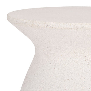 Safavieh DYNAH Concrete Accent Table - Ivory Minimalist Design for Stylish Living Spaces & Versatile Use SFV2605A
