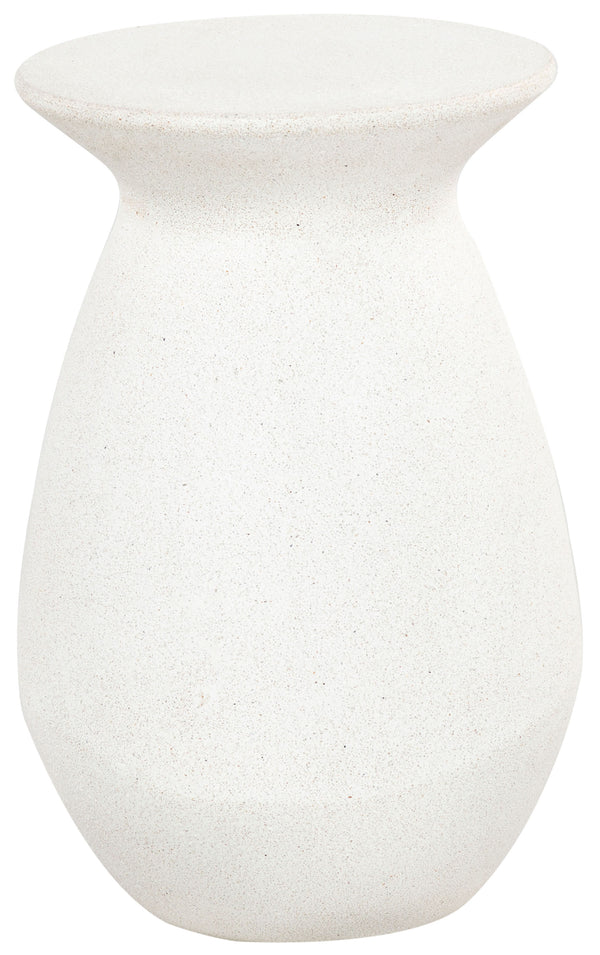 Safavieh Dynah Ivory Concrete Accent Table - Sleek, Modern Design For Elegant Living Spaces & Decor Ivory Cast Gfrc Concrete Sfv2605a