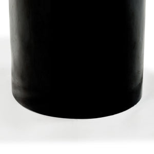 Safavieh Rhianna Concrete Accent Table - Modern Design With Sturdy Iron Base For Indoor & Outdoor Style Black Cast Gfrc Concrete ,Metal Sfv2608b-2bx