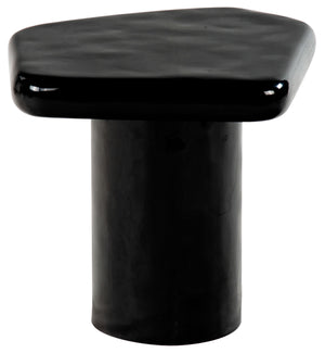 Safavieh Rhianna Concrete Accent Table - Modern Design With Sturdy Iron Base For Indoor & Outdoor Style Black Cast Gfrc Concrete ,Metal Sfv2608b-2bx