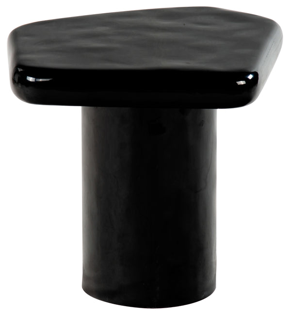 Safavieh Rhianna Concrete Accent Table - Modern Design With Sturdy Iron Base For Indoor & Outdoor Style Black Cast Gfrc Concrete ,Metal Sfv2608b-2bx