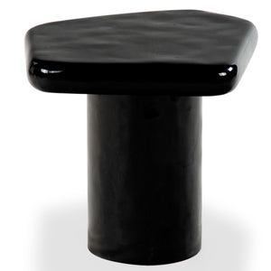 Safavieh Rhianna Concrete Accent Table - Modern Design With Sturdy Iron Base For Indoor & Outdoor Style Black Cast Gfrc Concrete ,Metal Sfv2608b-2bx